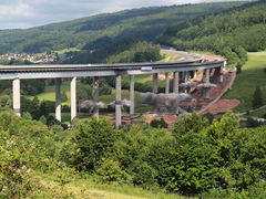 Sprengung Sinntalbrücke 1