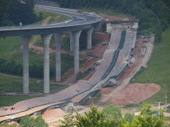 Sprengung Sinntalbrücke 5